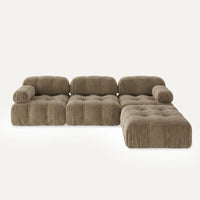 Modulares Sofa Cloud (4-Sitzer) mit Pouffe