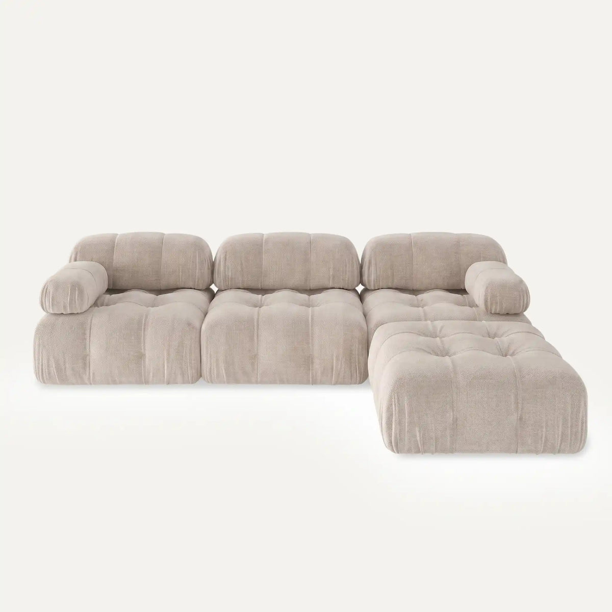 Modulares Sofa Cloud (4-Sitzer) mit Pouffe