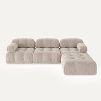 Modulares Sofa Cloud (4-Sitzer) mit Pouffe
