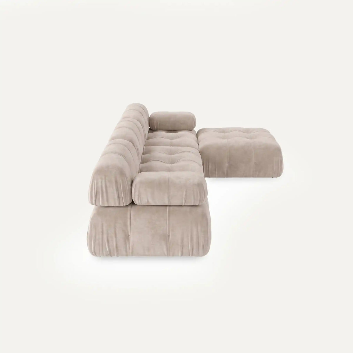 Modulares Sofa Cloud (4-Sitzer) mit Pouffe