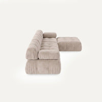 Modulares Sofa Cloud (4-Sitzer) mit Pouffe