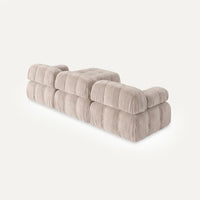 Modulares Sofa Cloud (4-Sitzer) mit Pouffe