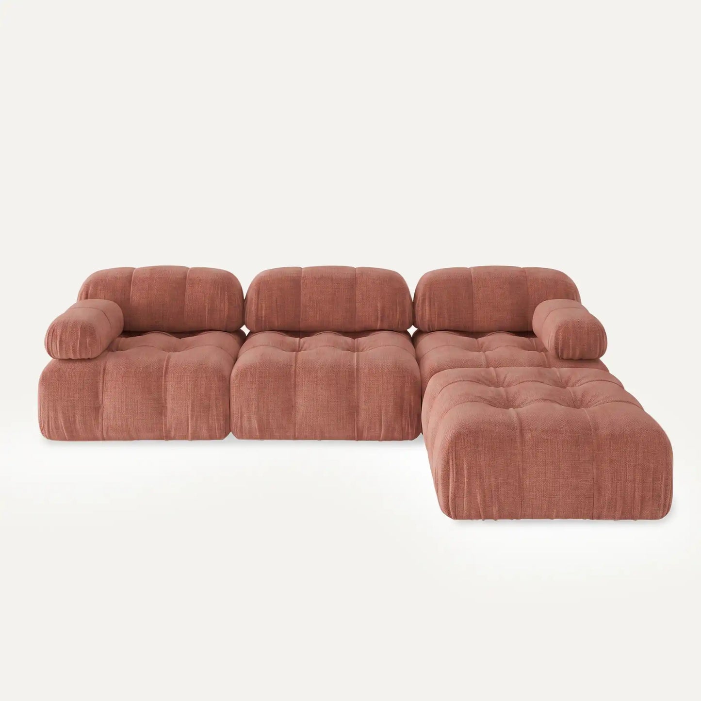 Modulares Sofa Cloud (4-Sitzer) mit Pouffe