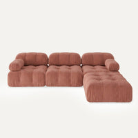 Modulares Sofa Cloud (4-Sitzer) mit Pouffe
