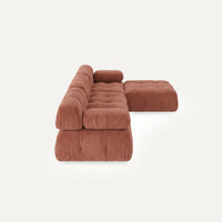 Modulares Sofa Cloud (4-Sitzer) mit Pouffe