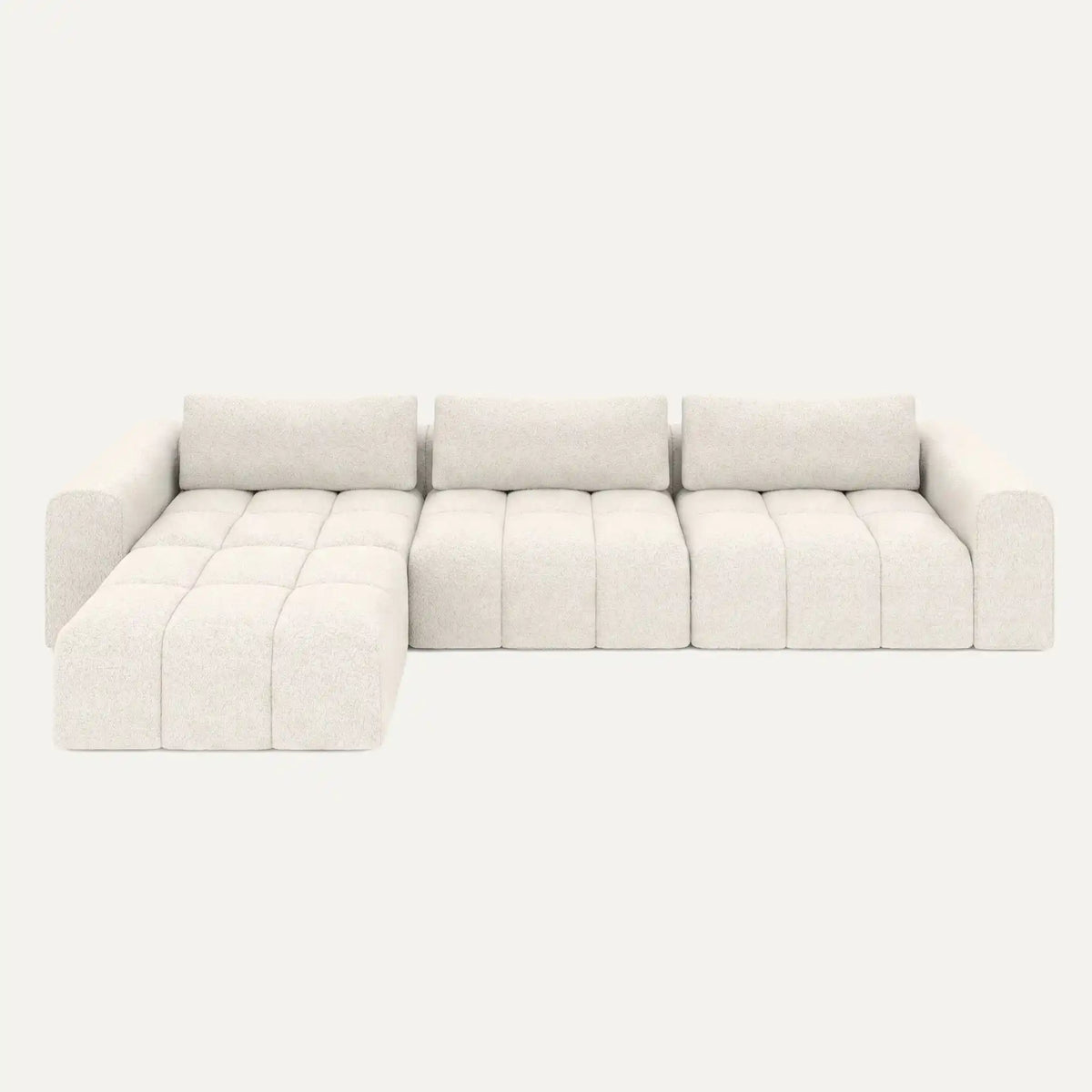 Modulares Sofa Comora (4-Sitzer) mit Pouffe