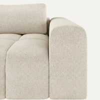 Modulares Sofa Comora (4-Sitzer) mit Pouffe