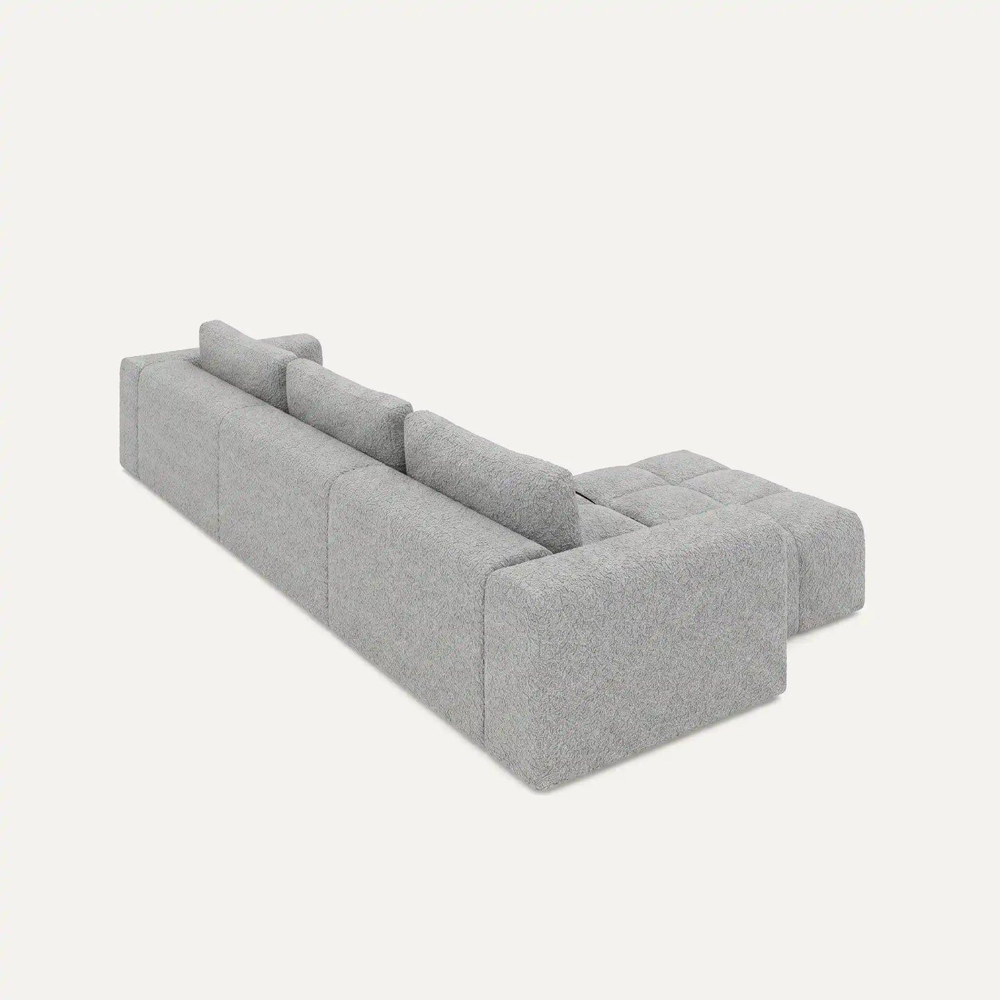 Modulares Sofa Comora (4-Sitzer) mit Pouffe