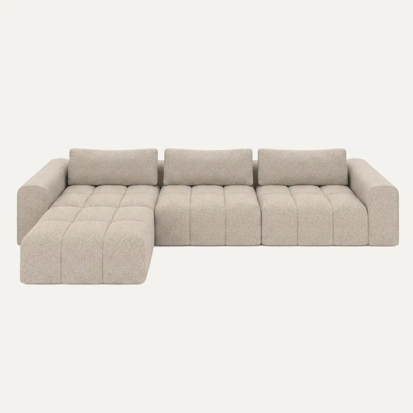 Modulares Sofa Comora (4-Sitzer) mit Pouffe