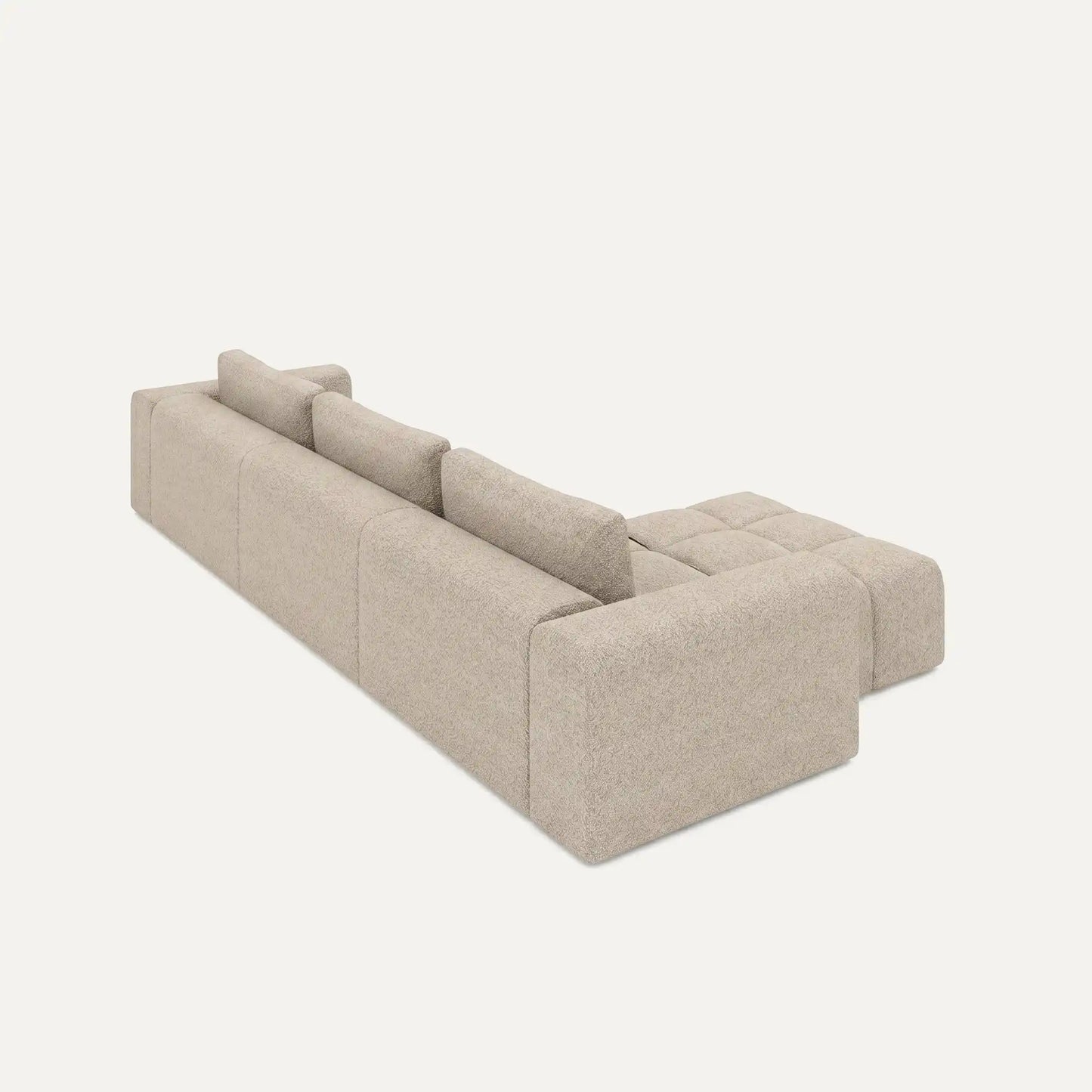 Modulares Sofa Comora (4-Sitzer) mit Pouffe