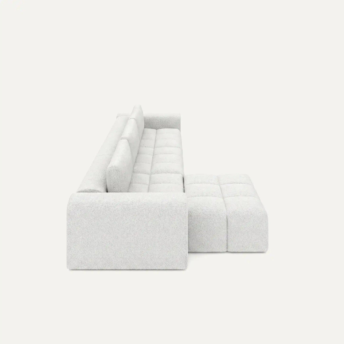 Modulares Sofa Comora (4-Sitzer) mit Pouffe