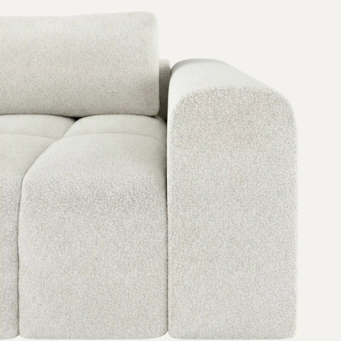 Modulares Sofa Comora (4-Sitzer) mit Pouffe