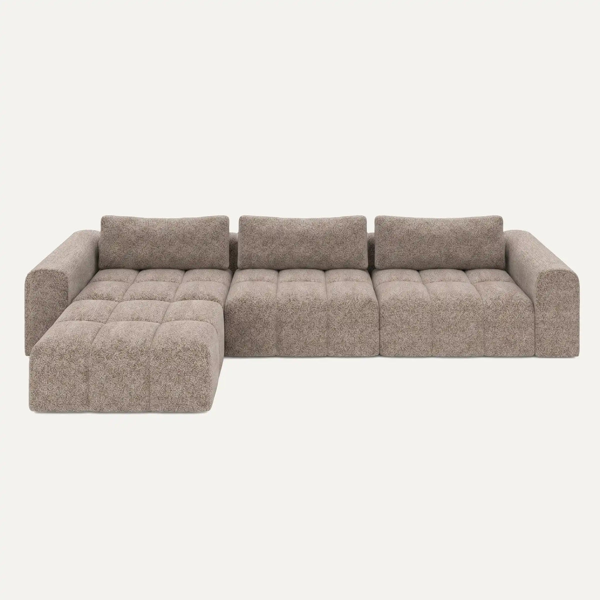 Modulares Sofa Comora (4-Sitzer) mit Pouffe