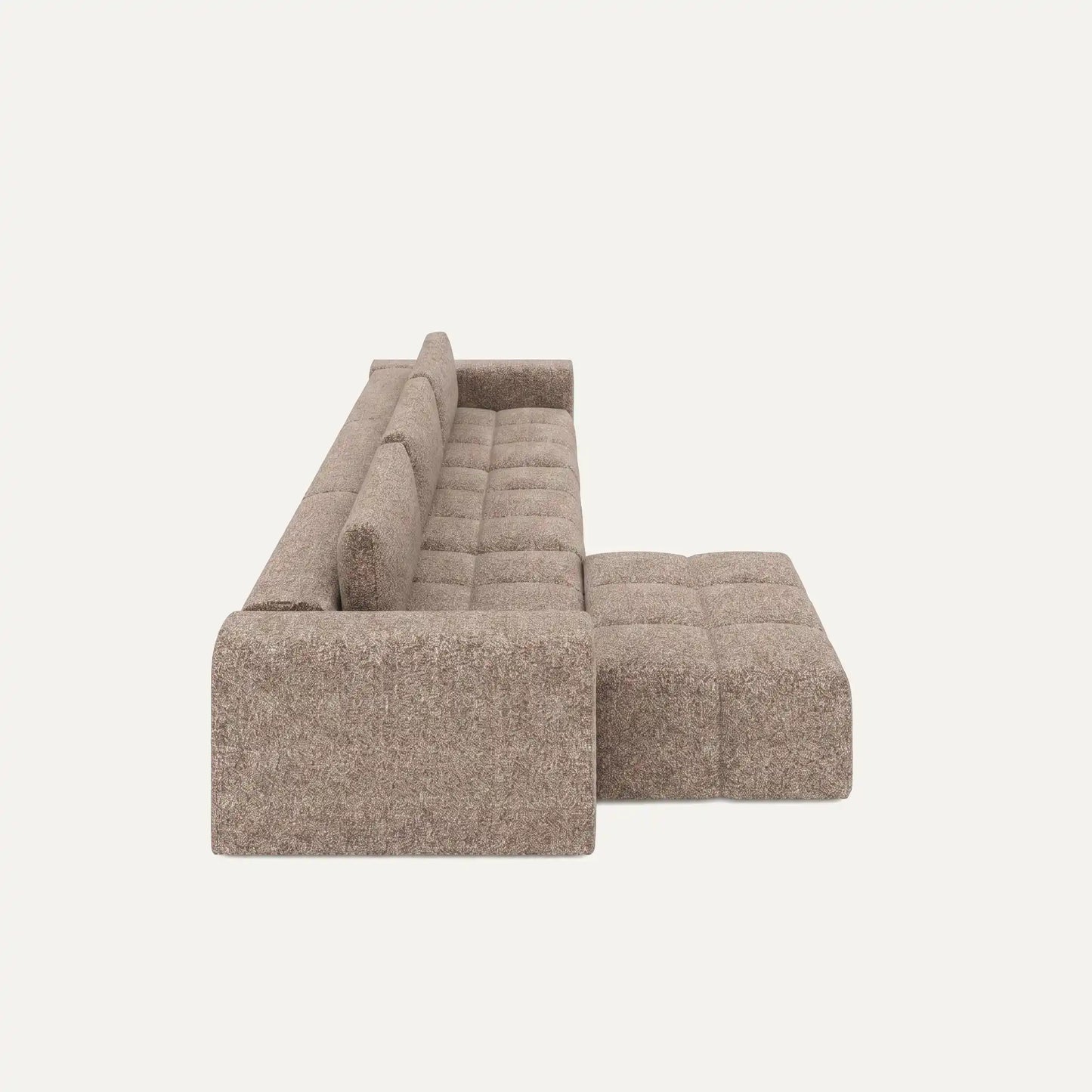 Modulares Sofa Comora (4-Sitzer) mit Pouffe