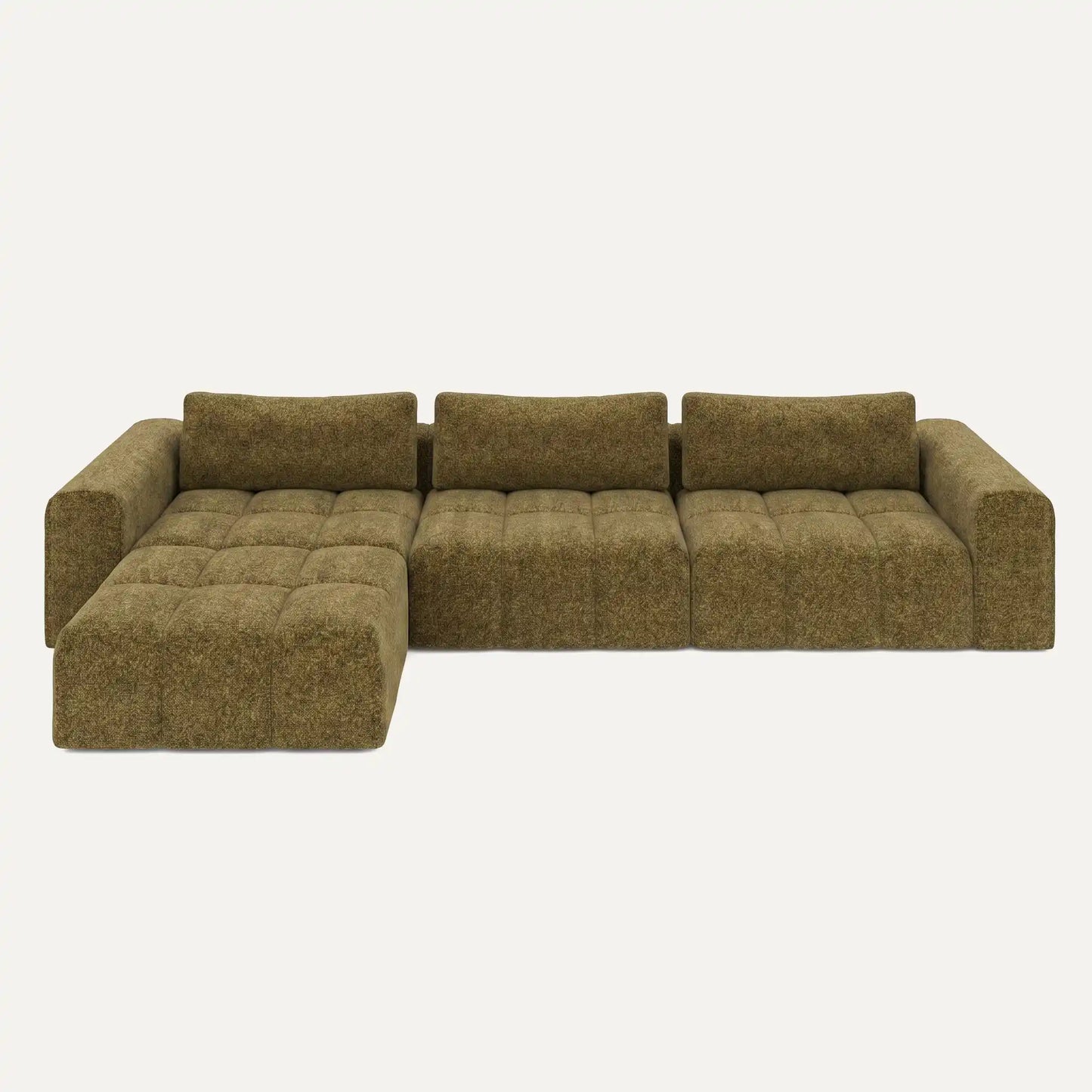Modulares Sofa Comora (4-Sitzer) mit Pouffe