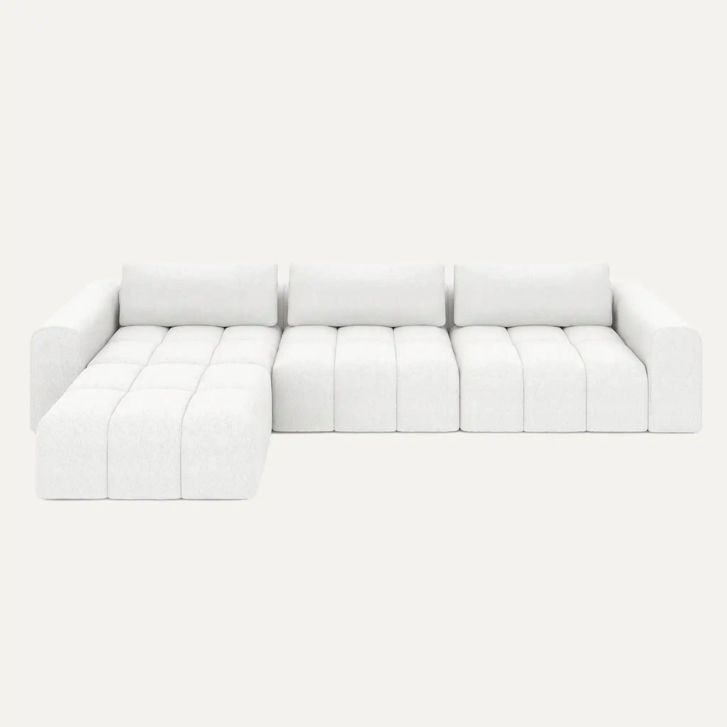 Modulares Sofa Comora (4-Sitzer) mit Pouffe