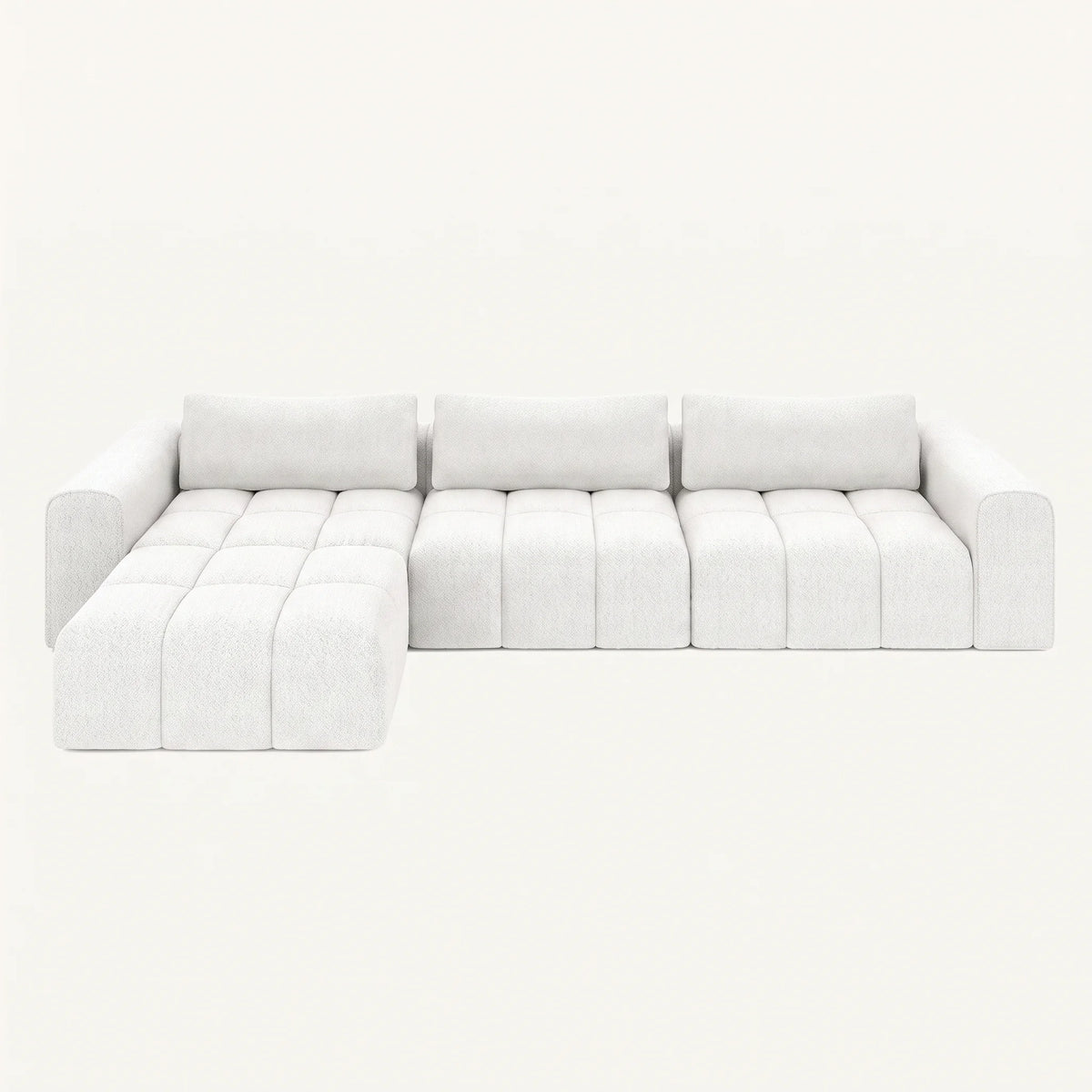 Modulares Sofa Comora (4-Sitzer) mit Pouffe