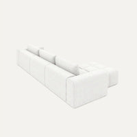 Modulares Sofa Comora (4-Sitzer) mit Pouffe