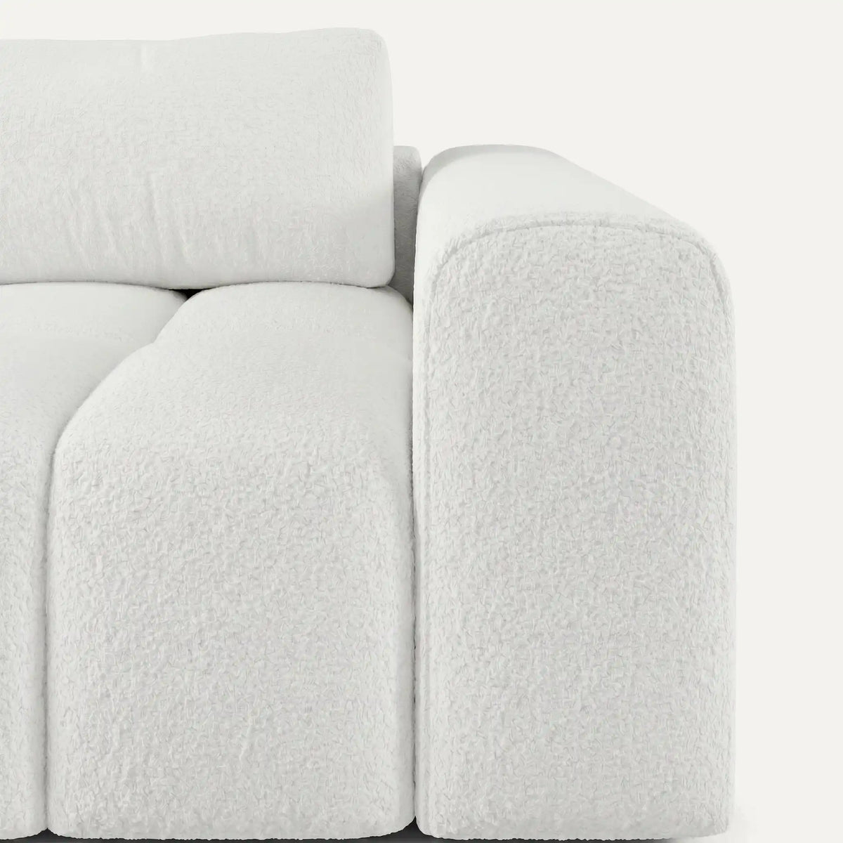 Modulares Sofa Comora (4-Sitzer) mit Pouffe