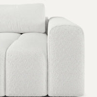 Modulares Sofa Comora (4-Sitzer) mit Pouffe