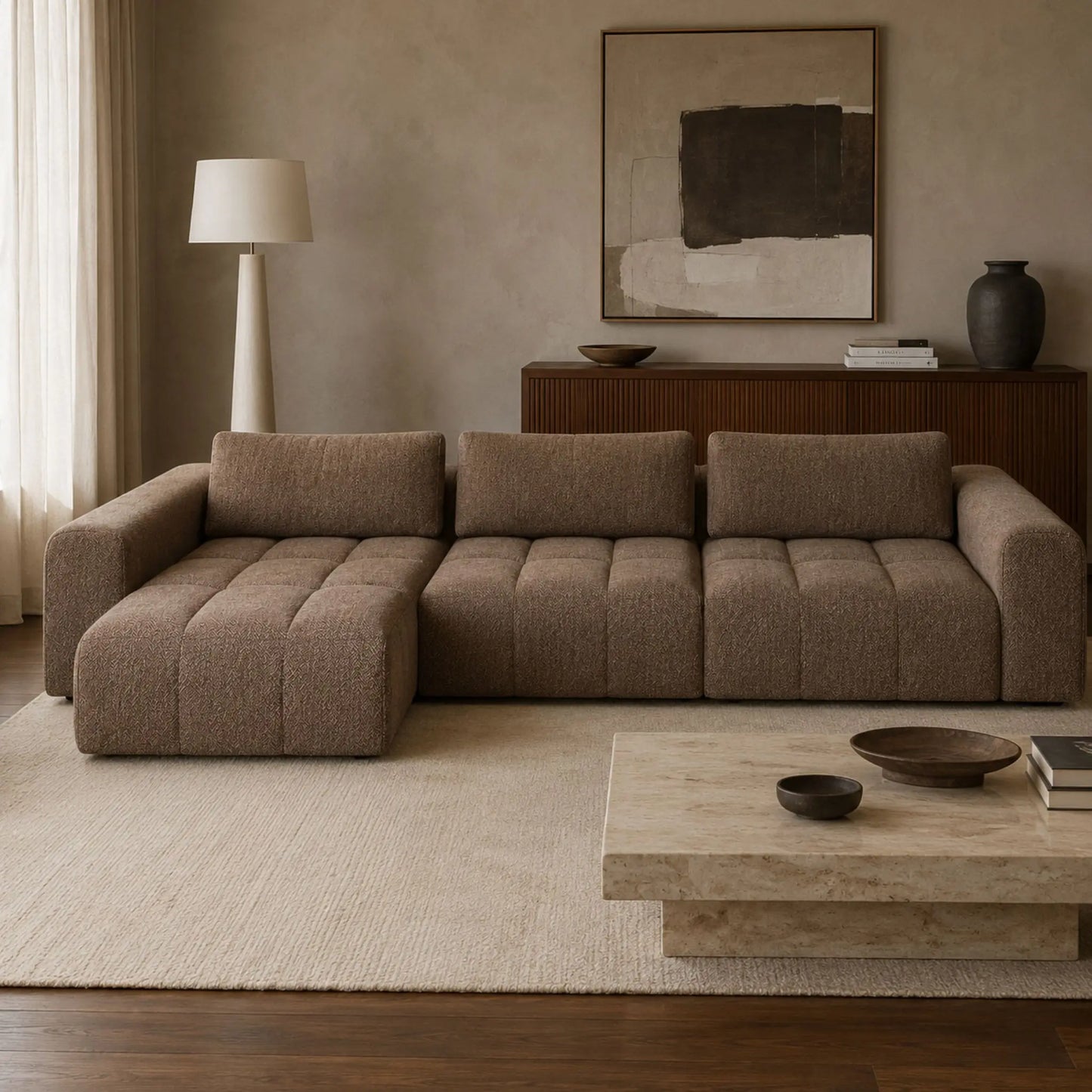 Modulares L Ecksofa (groß) Comora