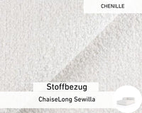 Bekleding van stof - ChaiseLong Sewilla (Groot)