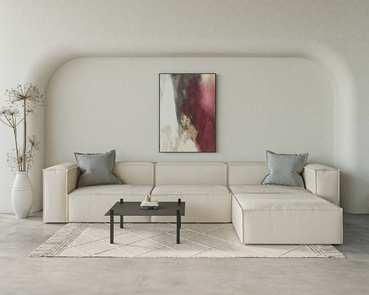 Divano modulare Sewilla (4 posti) con pouf