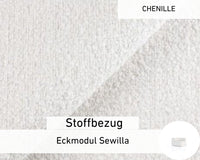 Stoffbezug - Eckmodul Sewilla