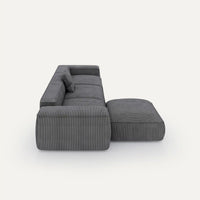 Divano modulare Noto (4 posti) con pouf