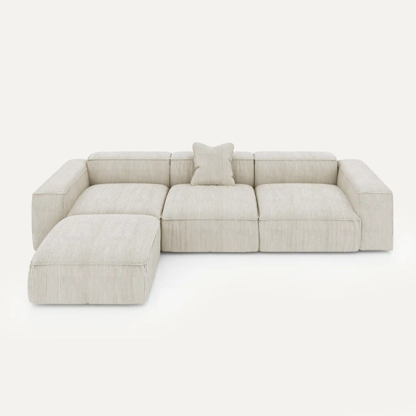 Divano modulare Noto (4 posti) con pouf
