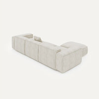 Divano modulare Noto (4 posti) con pouf