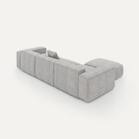 Divano modulare Noto (4 posti) con pouf