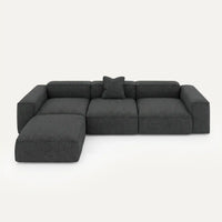 Modulares Sofa Noto (4-Sitzer) mit Pouffe