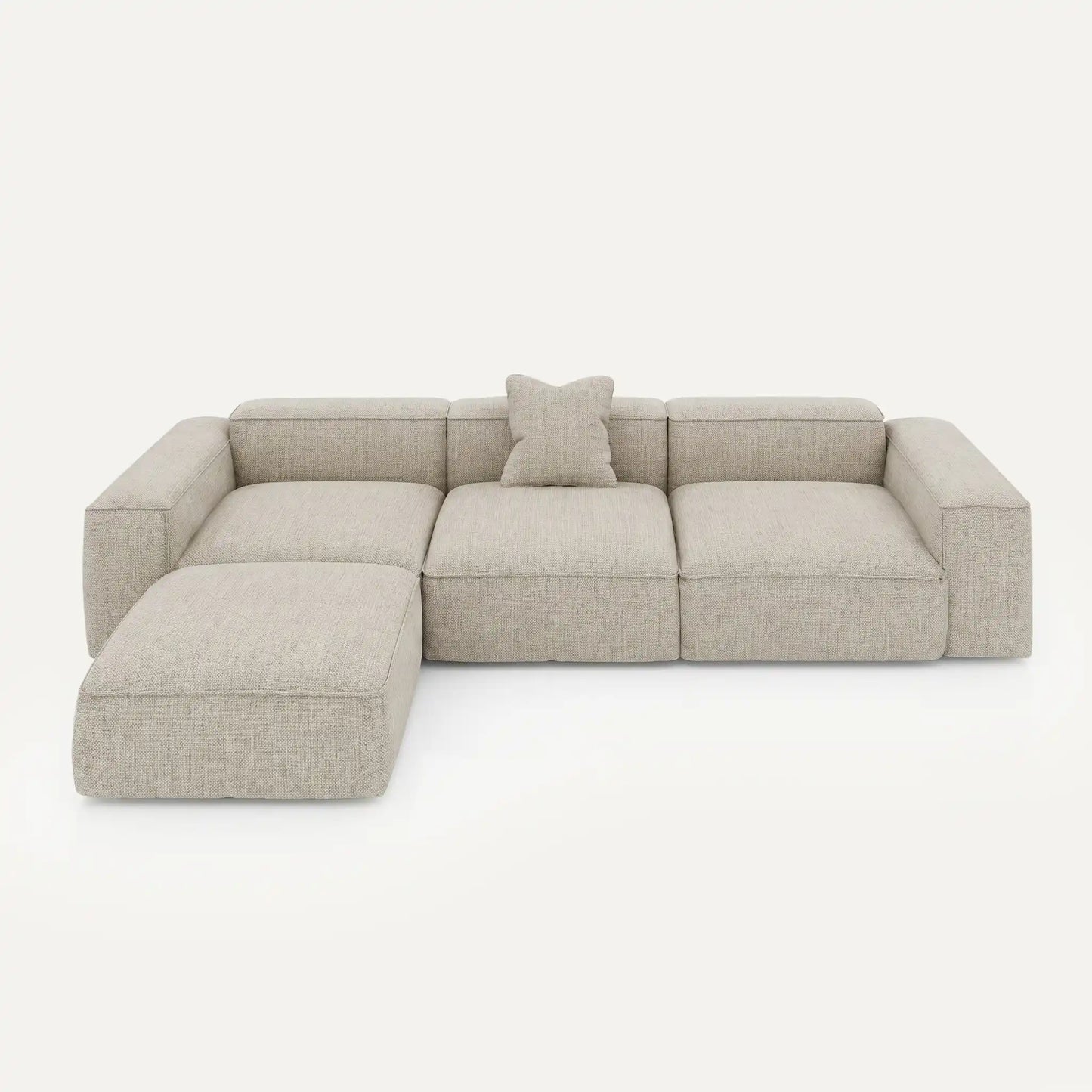 Divano modulare Noto (4 posti) con pouf