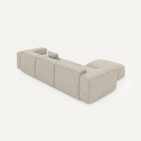 Modulares Sofa Noto (4-Sitzer) mit Pouffe