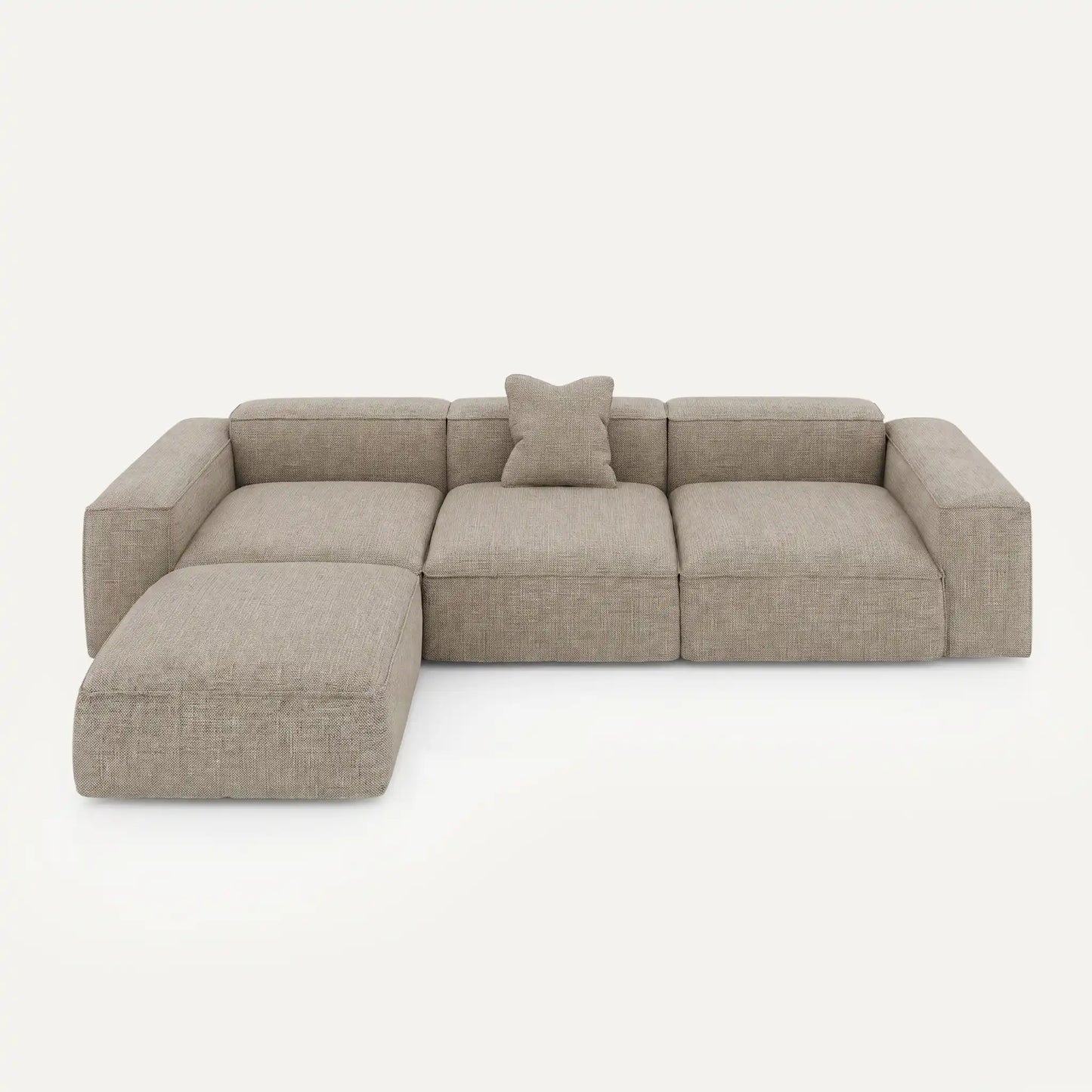Divano modulare Noto (4 posti) con pouf