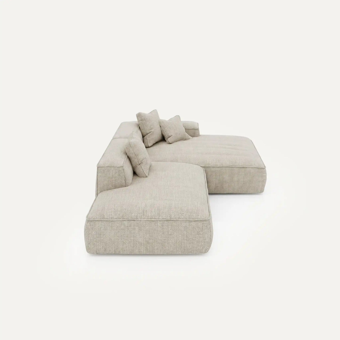 Divano angolare modulare a L Ottomane Noto