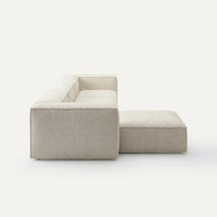 Modulares Sofa Sewilla (4-Sitzer) mit Pouffe