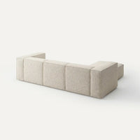 Modulares Sofa Sewilla (4-Sitzer) mit Pouffe