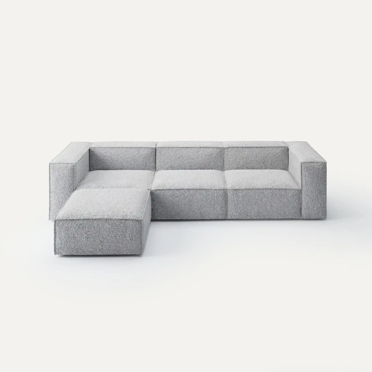 Modulares Sofa Sewilla (4-Sitzer) mit Pouffe