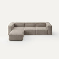 Modulares Sofa Sewilla (4-Sitzer) mit Pouffe