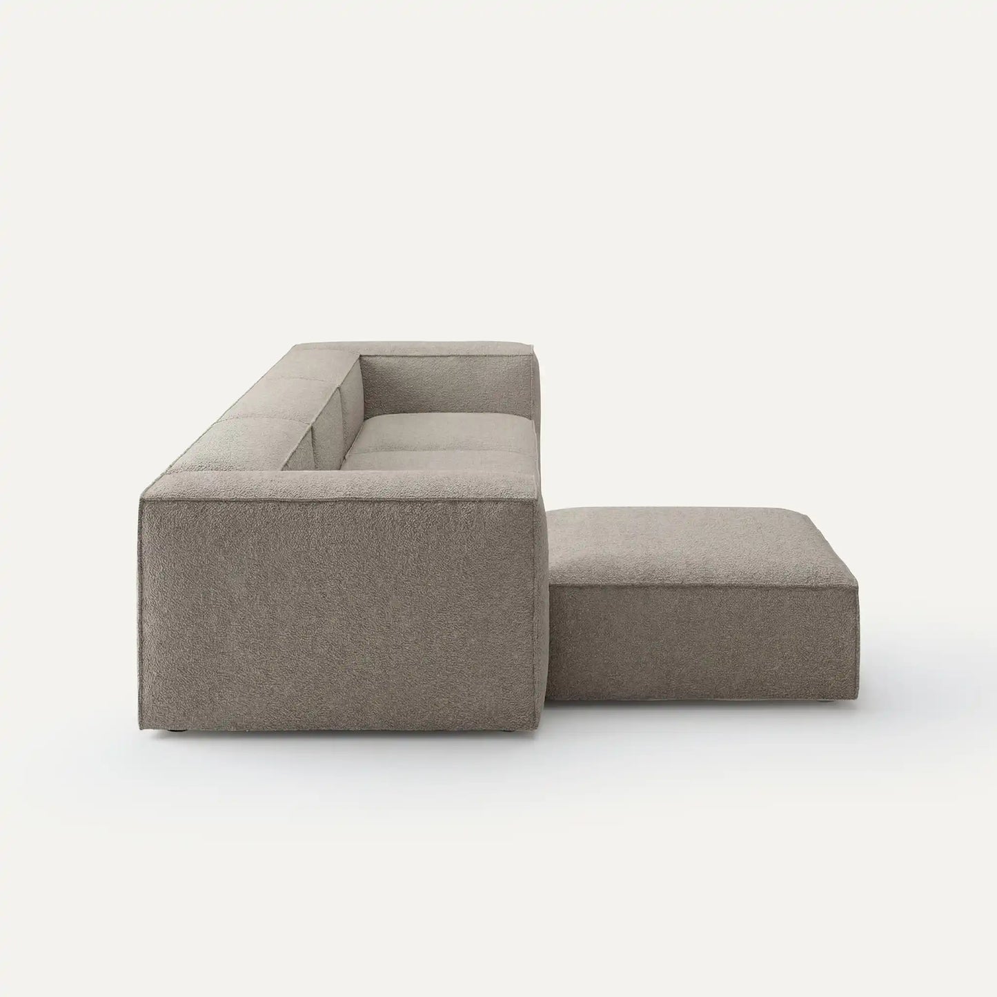 Modulares Sofa Sewilla (4-Sitzer) mit Pouffe