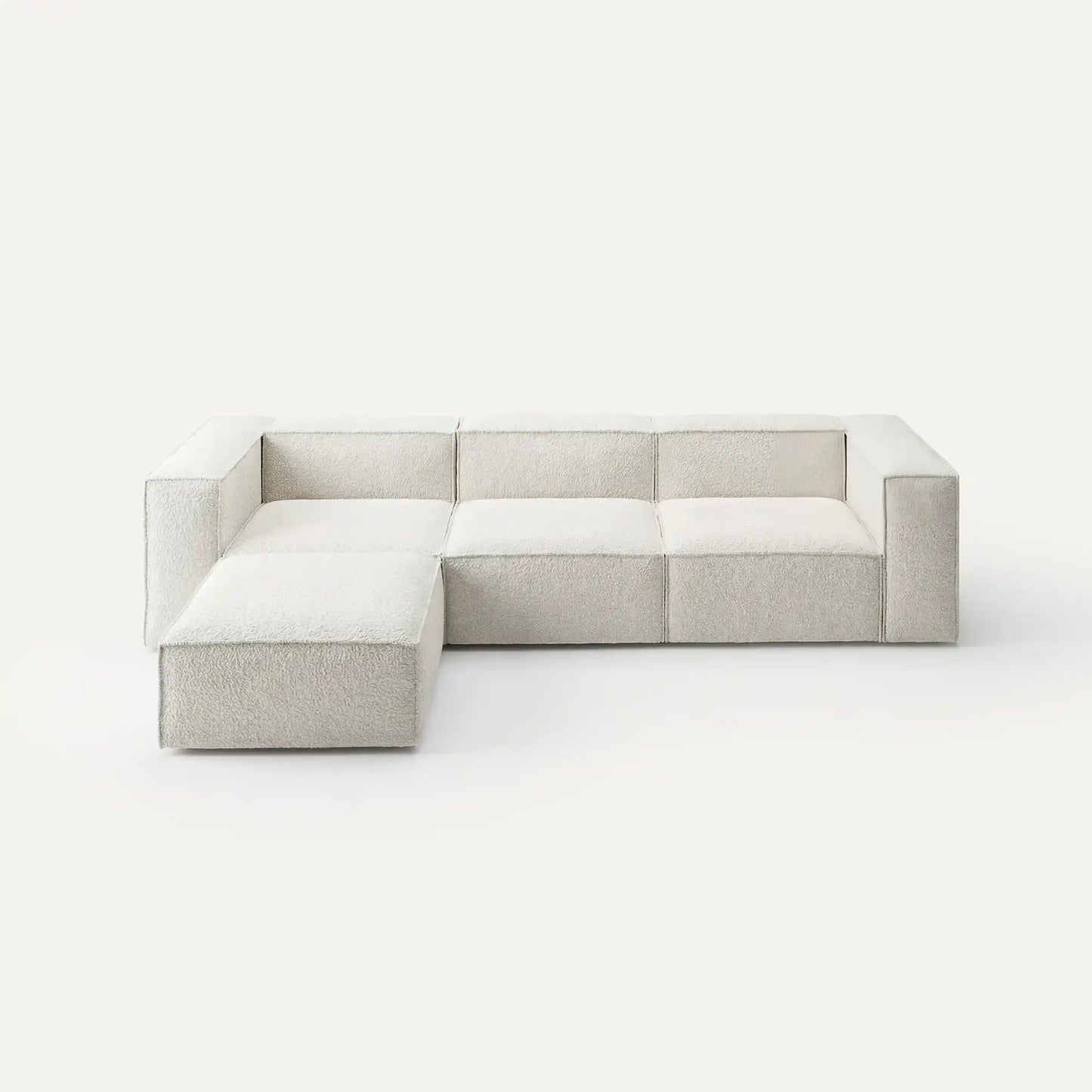Modulares Sofa Sewilla (4-Sitzer) mit Pouffe
