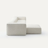 Modulares Sofa Sewilla (4-Sitzer) mit Pouffe