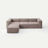 Modulares Sofa Sewilla (4-Sitzer) mit Pouffe