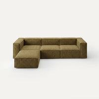 Modulares Sofa Sewilla (4-Sitzer) mit Pouffe