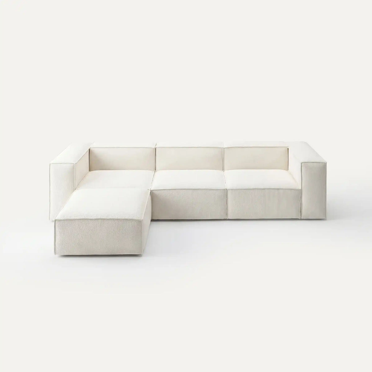 Modulares Sofa Sewilla (4-Sitzer) mit Pouffe
