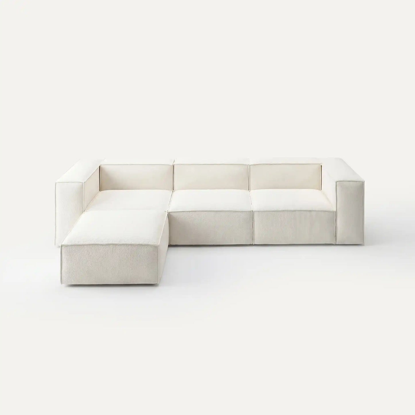 Modulares Sofa Sewilla (4-Sitzer) mit Pouffe