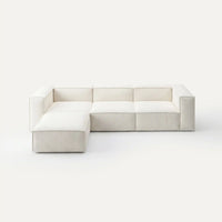 Modulares Sofa Sewilla (4-Sitzer) mit Pouffe