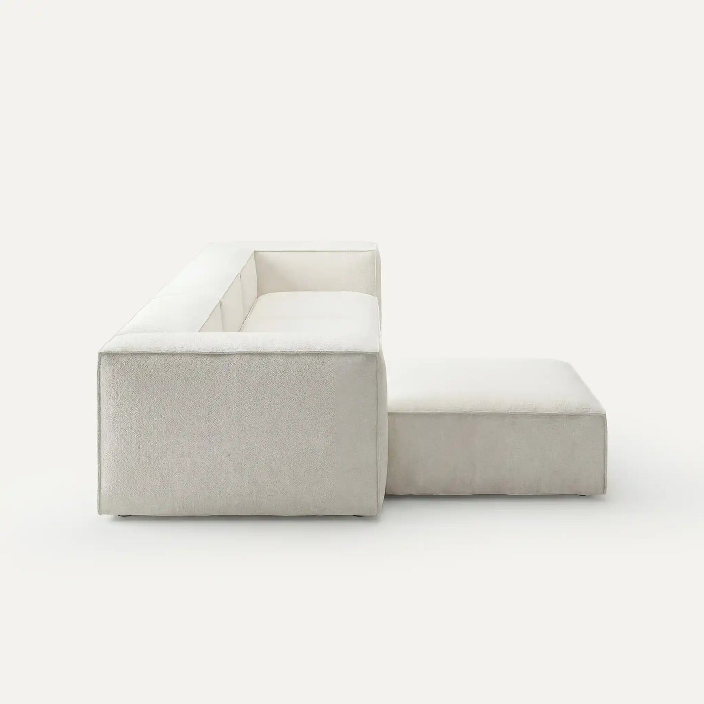 Modulares Sofa Sewilla (4-Sitzer) mit Pouffe